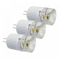 Лампа светодиодная FLL-G 2W 2700К G4 блистер (3 шт)  Simple |  код. FLL-G-2-12-2.7K-G4 |  EKF